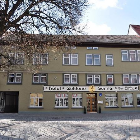 Hotel Goldene Sonne Arnstadt Bagian luar foto