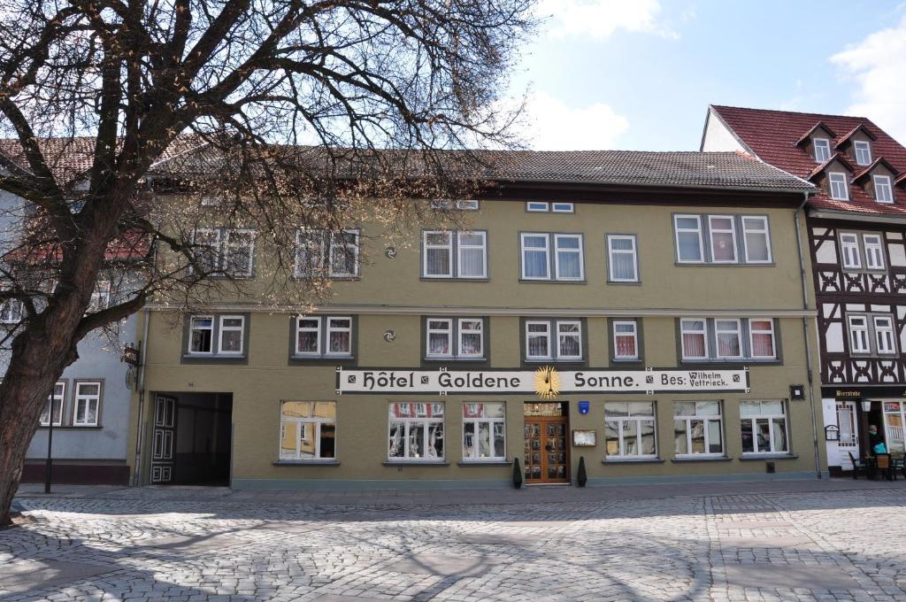 Hotel Goldene Sonne Arnstadt Bagian luar foto